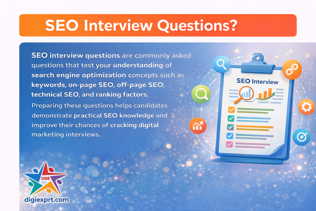 SEO Interview Questions?